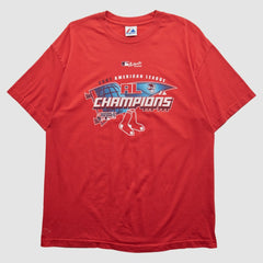Boston Red Sox Majestic 2007 T-shirt Red Vintage