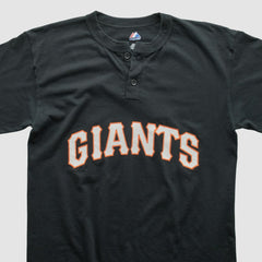 San Francisco Giants Majestic 2000s T-shirt Black Vintage