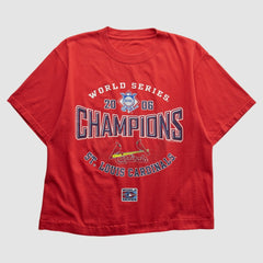 St. Louis Cardinals 2006 T-shirt Red Vintage