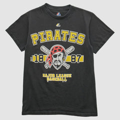 Pittsburgh Pirates Majestic 2000s T-shirt Black Vintage