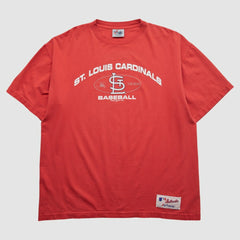 St. Louis Cardinals Majestic 2000 T-shirt Red Vintage