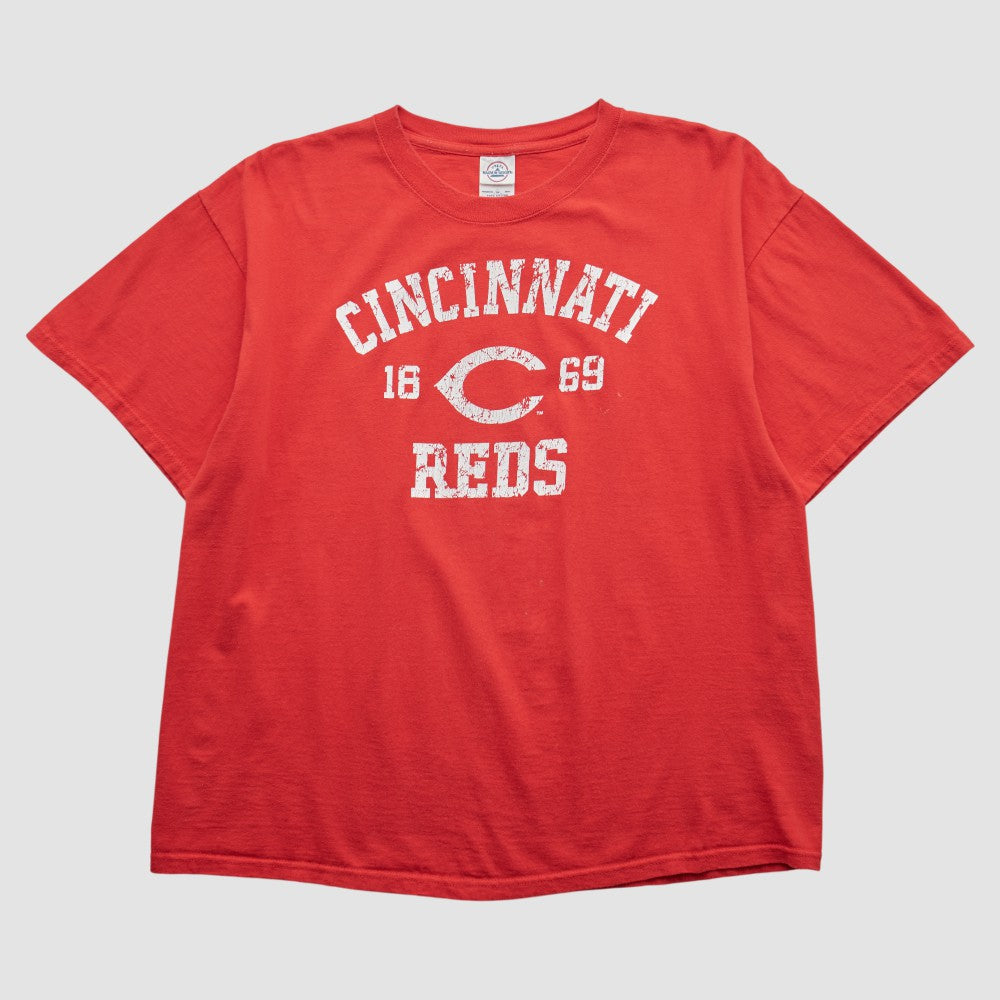 Cincinnati Reds Delta 2010s T-shirt Red Vintage