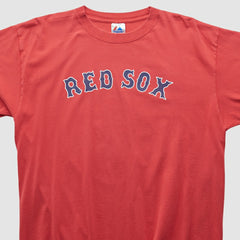 Boston Red Sox Majestic 2000s T-shirt Red Vintage