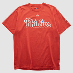 Philadelphia Phillies Majestic 2010s T-shirt Red Vintage