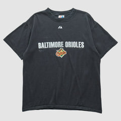 Baltimore Orioles Majestic 2007 T-shirt Black Vintage