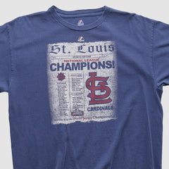 St. Louis Cardinals Majestic 2011 T-shirt Navy Vintage