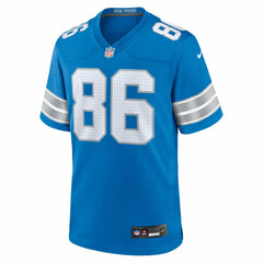 Anthony Firkser Detroit Lions Team Game Jersey - Blue