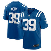 George Odum Indianapolis Colts Team Game Jersey - Royal