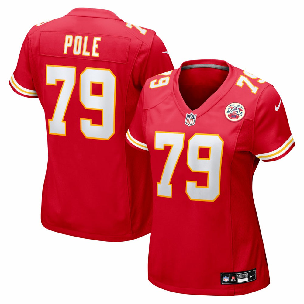 Esa Pole Kansas City Chiefs Women's Team Game Jersey - Red