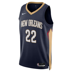 Derik Queen New Orleans Pelicans Unisex Swingman Jersey - Icon Edition - Navy
