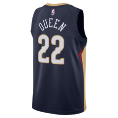 Derik Queen New Orleans Pelicans Unisex Swingman Jersey - Icon Edition - Navy