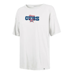 Chicago Cubs Women's Bow & Banner Sadie T-Shirt Sand | 47 brand