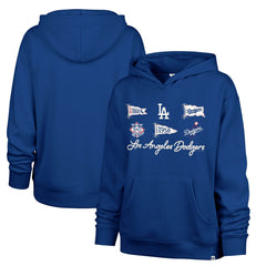 Los Angeles Dodgers Women's Bow & Banners Naomi Hoodie Royal | 47 brand