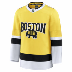 Boston Bruins Fanatics 2026 NHL Stadium Series Premium Custom Jersey Gold