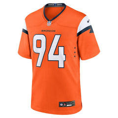 DeMarcus Ware Denver Broncos Team Retired Game Jersey - Orange