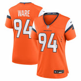 DeMarcus Ware Denver Broncos Women's Team Retired Game Jersey - Orange