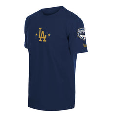 Los Angeles Dodgers 2026 Gold Collection Logo & Patch T-Shirt Navy | New Era