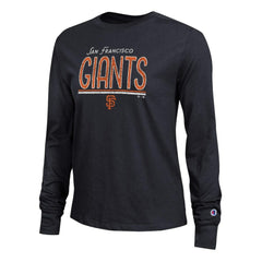 San Francisco Giants Champion Women's Long Sleeve T-Shirt Black