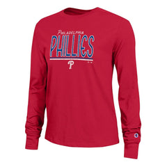 Philadelphia Phillies Champion Women's Long Sleeve T-Shirt Red