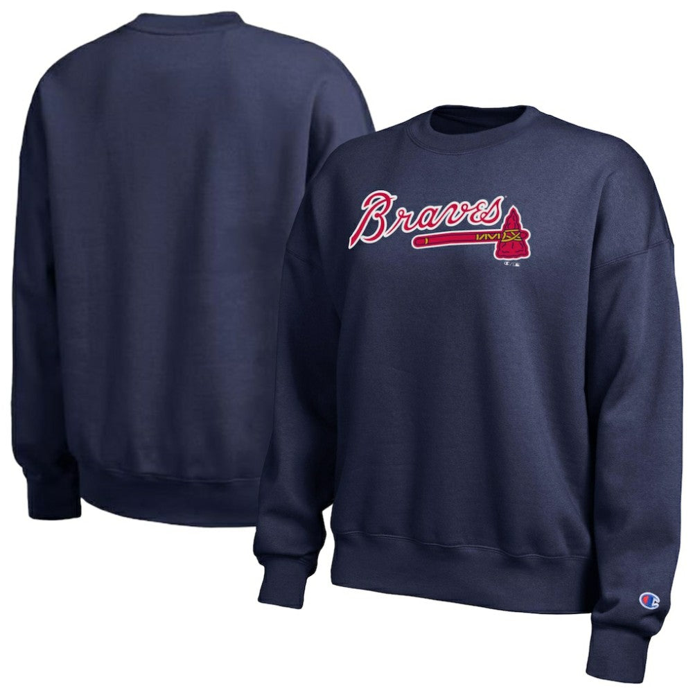 Atlanta Braves Champion Women's All-Star Sweatshirt Navy