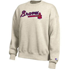 Atlanta Braves Champion Women's All-Star Sweatshirt Oatmeal