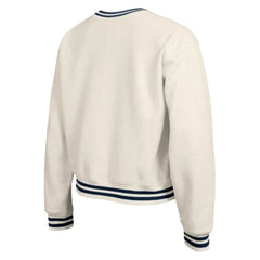 New York Yankees Champion Women's Reverse Weave Sweatshirt Cream