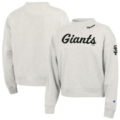 San Francisco Giants Champion Women's Triumph Tri-Blend Sweatshirt Stone