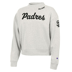 San Diego Padres Champion Women's Triumph Tri-Blend Sweatshirt Stone