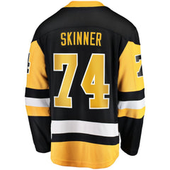 Stuart Skinner Pittsburgh Penguins Fanatics Home Breakaway Jersey Black