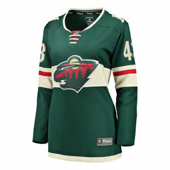 Quinn Hughes Minnesota Wild Fanatics Women's Home Breakaway Jersey Green