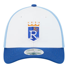 Kansas City Royals Player Replica 39THIRTY M-Crown Flex Hat White/Royal | New Era