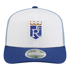 Kansas City Royals Player Replica 9SEVENTY Adjustable Hat White/Light Blue | New Era