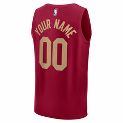 Cleveland Cavaliers Youth Fastbreak Custom Jersey sale - Icon Editi- Red
