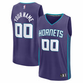 Charlotte Hornets Youth Fastbreak Custom Jersey - Statement Edition - Purple