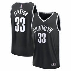 Nic Claxton Brooklyn Nets Fast Break Replica Jersey - Black - Icon Edition