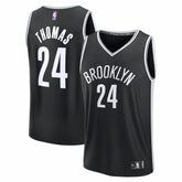 Cam Thomas Brooklyn Nets Fast Break Replica Jersey - Black - Icon Edition