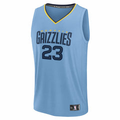 Cedric Coward Memphis Grizzlies Fast Break Replica Player Jersey - Statement Edition - Light Blue