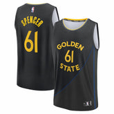 Pat Spencer Golden State Warriors Fast Break Replica Player Jersey sale - Statement Editi- Black