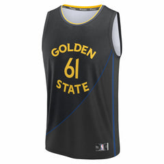 Pat Spencer Golden State Warriors Fast Break Replica Player Jersey sale - Statement Editi- Black