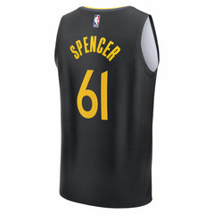 Pat Spencer Golden State Warriors Fast Break Replica Player Jersey sale - Statement Editi- Black