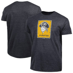 Pittsburgh Pirates Champion Cooperstown Logo Tri-Blend T-Shirt Black