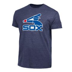 Chicago White Sox Champion Cooperstown Logo Tri-Blend T-Shirt Navy