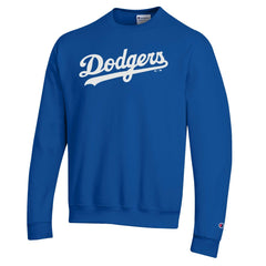 Los Angeles Dodgers Champion Powerblend Wordmark Sweatshirt Royal