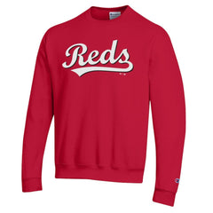 Cincinnati Reds Champion Powerblend Wordmark Sweatshirt Red