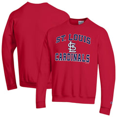 St. Louis Cardinals Champion Heart & Soul Powerblend Sweatshirt Red