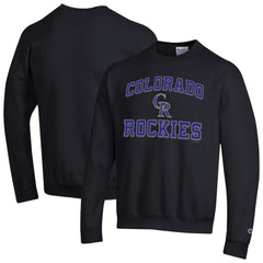 Colorado Rockies Champion Heart & Soul Powerblend Sweatshirt Black