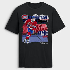 Lane Hutson Montreal Canadiens Fresh Ice T-Shirt Black