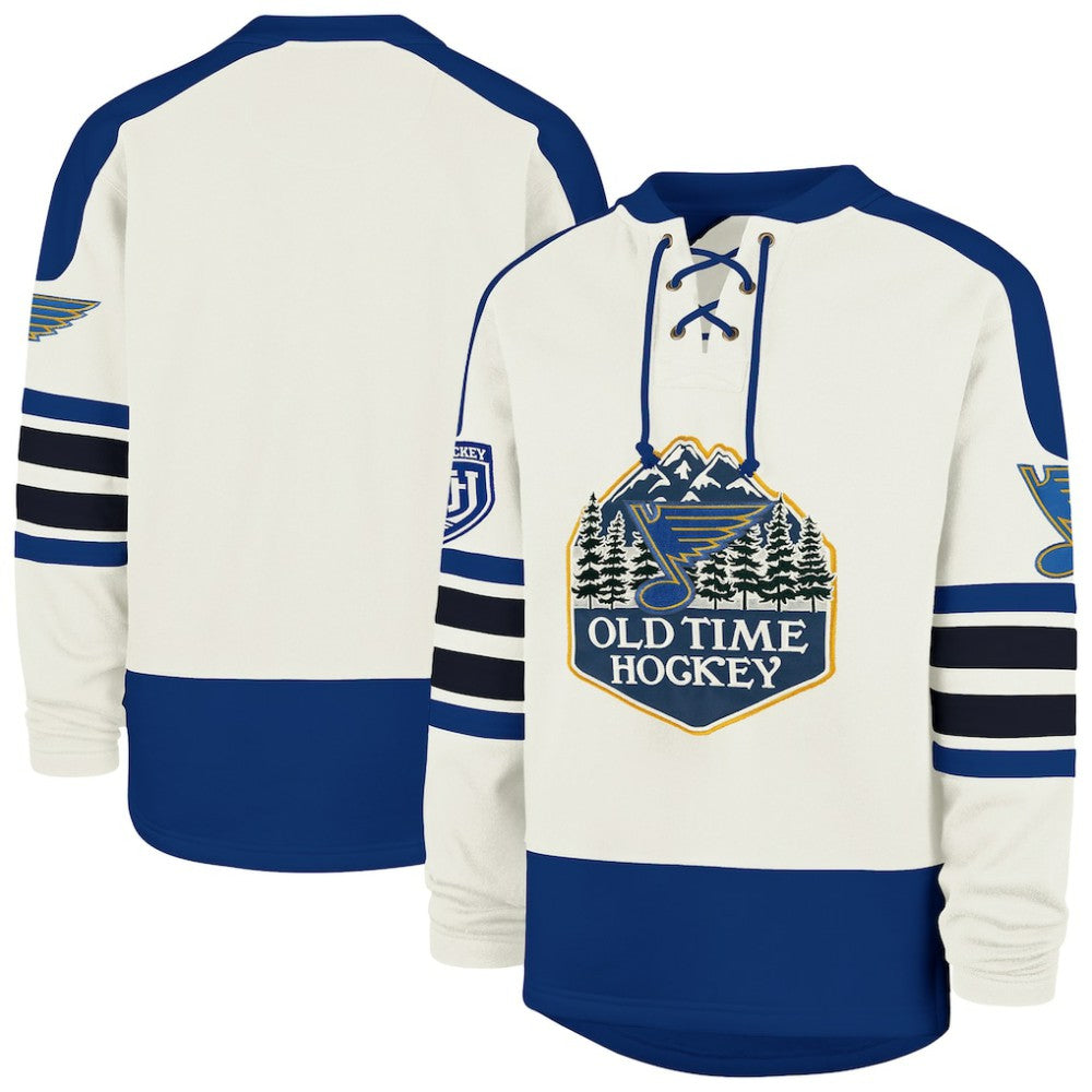 St. Louis Blues '47 Pond Hockey Trio Eternal Lacer Sweatshirt Cream