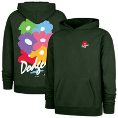 Los Angeles Dodgers Gallery Foundation Hoodie Dark Green | 47 brand