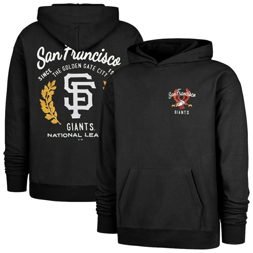 San Francisco Giants Souvenir Laurels Foundation Hoodie Black | 47 brand